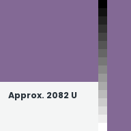 Color chip: Approx. 2082 U