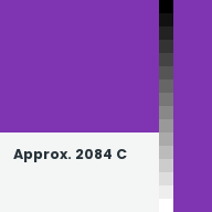 Color chip: Approx. 2084 C