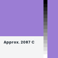 Color chip: Approx. 2087 C