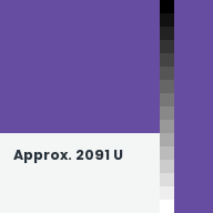 Color chip: Approx. 2091 U