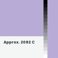 Color chip: Approx. 2092 C