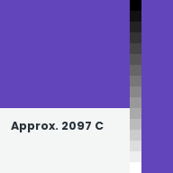Color chip: Approx. 2097 C