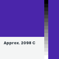 Color chip: Approx. 2098 C