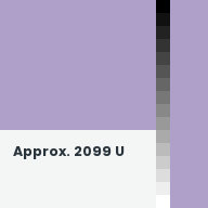 Color chip: Approx. 2099 U