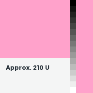 Color chip: Approx. 210 U