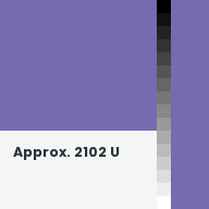 Color chip: Approx. 2102 U