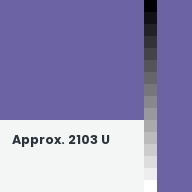 Color chip: Approx. 2103 U