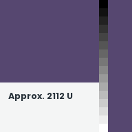 Color chip: Approx. 2112 U