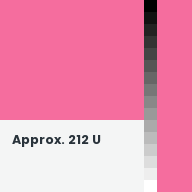 Color chip: Approx. 212 U