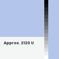 Color chip: Approx. 2120 U