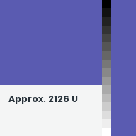 Color chip: Approx. 2126 U