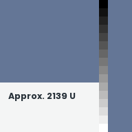 Color chip: Approx. 2139 U
