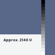 Color chip: Approx. 2140 U
