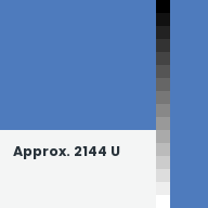 Color chip: Approx. 2144 U
