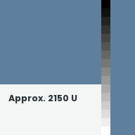 Color chip: Approx. 2150 U