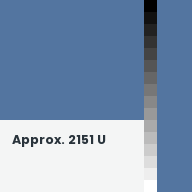 Color chip: Approx. 2151 U