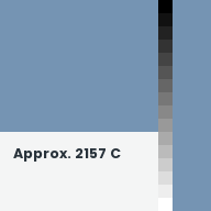 Color chip: Approx. 2157 C