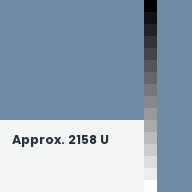 Color chip: Approx. 2158 U