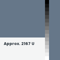 Color chip: Approx. 2167 U
