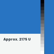 Color chip: Approx. 2175 U