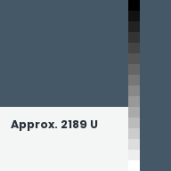 Color chip: Approx. 2189 U