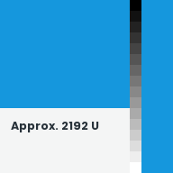 Color chip: Approx. 2192 U
