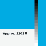 Color chip: Approx. 2202 U