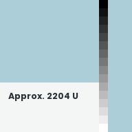 Color chip: Approx. 2204 U