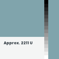 Color chip: Approx. 2211 U