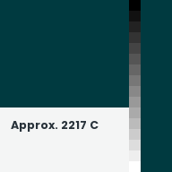 Color chip: Approx. 2217 C