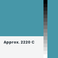 Color chip: Approx. 2220 C