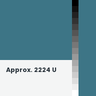 Color chip: Approx. 2224 U