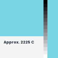 Color chip: Approx. 2225 C
