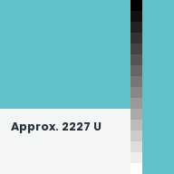 Color chip: Approx. 2227 U