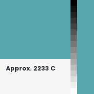 Color chip: Approx. 2233 C