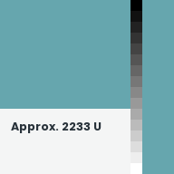Color chip: Approx. 2233 U