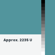 Color chip: Approx. 2235 U