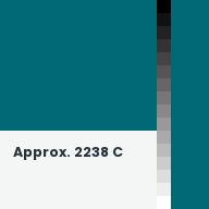 Color chip: Approx. 2238 C