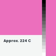 Color chip: Approx. 224 C