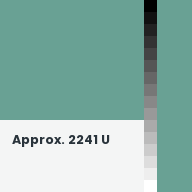 Color chip: Approx. 2241 U