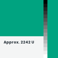 Color chip: Approx. 2242 U