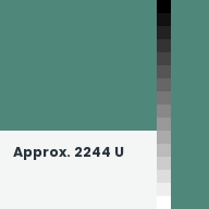 Color chip: Approx. 2244 U