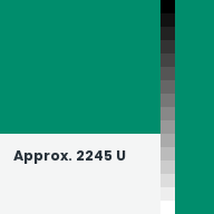 Color chip: Approx. 2245 U