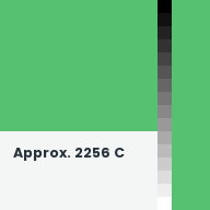 Color chip: Approx. 2256 C