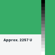 Color chip: Approx. 2257 U