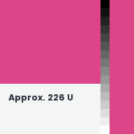 Color chip: Approx. 226 U
