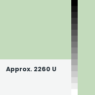 Color chip: Approx. 2260 U