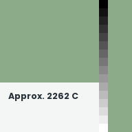 Color chip: Approx. 2262 C