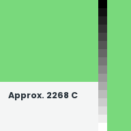 Color chip: Approx. 2268 C
