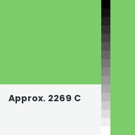 Color chip: Approx. 2269 C